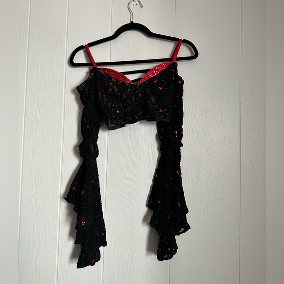 Competitive dance top from Designs by Randall - Picture 1 of 7